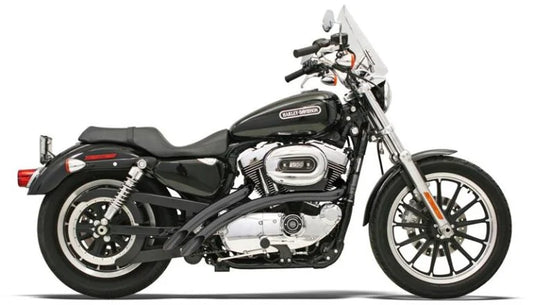 Bassani Radial Sweeper Exhaust – Black. To Fit: ’07-13 Sportster